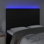 ΚΕΦΑΛΑΡΙ ΚΡΕΒΑΤΙΟΥ LED ΜΑΥΡΟ 144X5X118/128 ΕΚ 3122234
