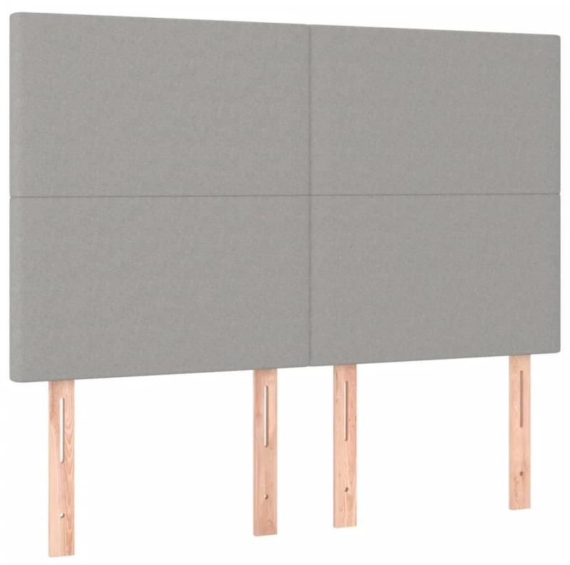 ΚΡΕΒΑΤΙ BOXSPRING ΜΕ ΣΤΡΩΜΑ ΑΝΟΙΧΤΟ ΓΚΡΙ 140X190 ΕΚ. ΥΦΑΣΜΑΤΙΝΟ 3136989