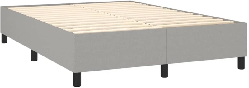 ΚΡΕΒΑΤΙ BOXSPRING ΜΕ ΣΤΡΩΜΑ ΑΝΟΙΧΤΟ ΓΚΡΙ 140X190 ΕΚ. ΥΦΑΣΜΑΤΙΝΟ 3136429