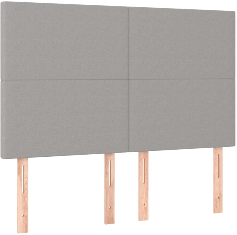 ΚΡΕΒΑΤΙ BOXSPRING ΜΕ ΣΤΡΩΜΑ ΑΝΟΙΧΤΟ ΓΚΡΙ 140X190 ΕΚ. ΥΦΑΣΜΑΤΙΝΟ 3136429
