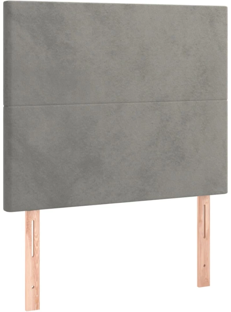 ΚΡΕΒΑΤΙ BOXSPRING ΜΕ ΣΤΡΩΜΑ ΑΝΟΙΧΤΟ ΓΚΡΙ 90X200 ΕΚ. ΒΕΛΟΥΔΙΝΟ 3137701