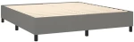 ΚΡΕΒΑΤΙ BOXSPRING ΜΕ ΣΤΡΩΜΑ & LED ΣΚ.ΓΚΡΙ 160X200 ΕΚ ΥΦΑΣΜΑΤΙΝΟ 3138326