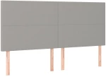 ΚΡΕΒΑΤΙ BOXSPRING ΜΕ ΣΤΡΩΜΑ ΑΝΟΙΧΤΟ ΓΚΡΙ 180X200 ΕΚ. ΥΦΑΣΜΑΤΙΝΟ 3136453