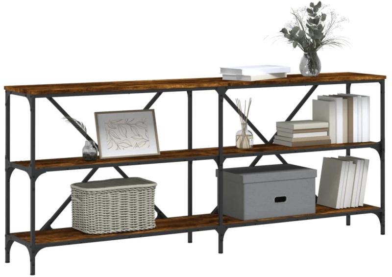 ΤΡΑΠΕΖΙ ΚΟΝΣΟΛΑ ΚΑΠΝΙΣΤΗ ΔΡΥΣ 180X30X75 ΕΚ. ΕΠΕΞ. ΞΥΛΟ/ΣΙΔΗΡΟΣ 832855