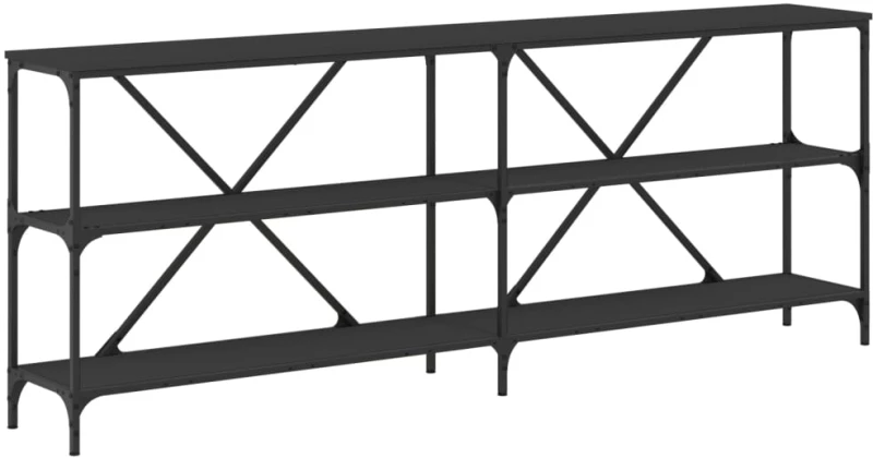 ΤΡΑΠΕΖΙ ΚΟΝΣΟΛΑ ΜΑΥΡΟ 200 X 30 X 75 ΕΚ. ΕΠΕΞΕΡΓ. ΞΥΛΟ/ΣΙΔΗΡΟΣ 832858