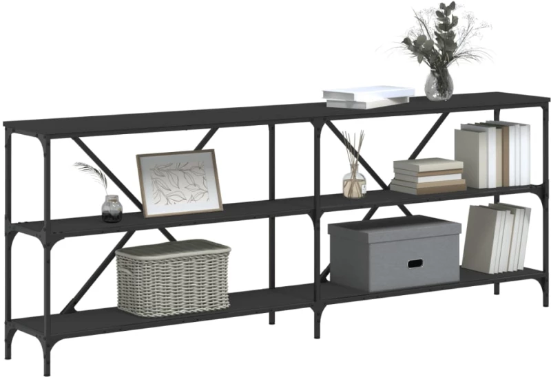 ΤΡΑΠΕΖΙ ΚΟΝΣΟΛΑ ΜΑΥΡΟ 200 X 30 X 75 ΕΚ. ΕΠΕΞΕΡΓ. ΞΥΛΟ/ΣΙΔΗΡΟΣ 832858