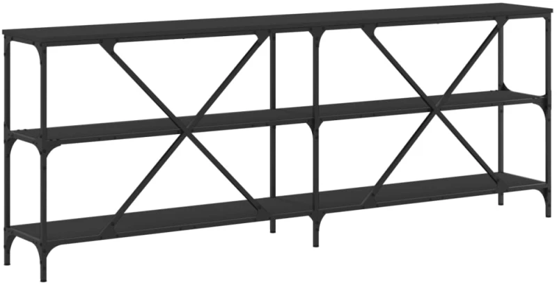 ΤΡΑΠΕΖΙ ΚΟΝΣΟΛΑ ΜΑΥΡΟ 200 X 30 X 75 ΕΚ. ΕΠΕΞΕΡΓ. ΞΥΛΟ/ΣΙΔΗΡΟΣ 832858