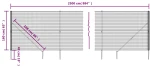 ΣΥΡΜΑΤΟΠΛΕΓΜΑ ΠΕΡΙΦΡΑΞΗΣ ΠΡΑΣΙΝΟ 1,6 X 25 Μ. ΜΕ ΚΑΡΦΩΤΕΣ ΒΑΣΕΙΣ 154108