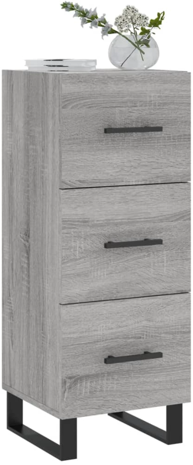 ΝΤΟΥΛΑΠΙ ΓΚΡΙ SONOMA 34,5X34X90 ΕΚ. ΑΠΟ ΕΠΕΞΕΡΓΑΣΜΕΝΟ ΞΥΛΟ 828634