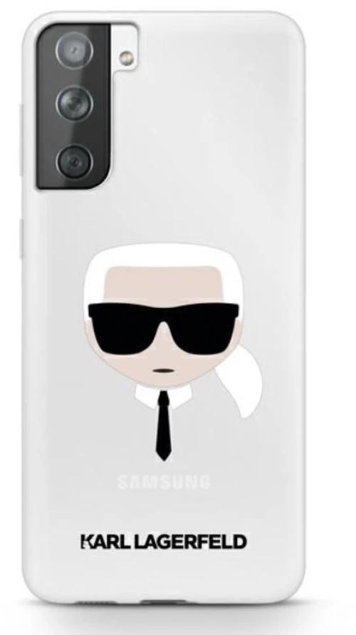 Karl Lagerfeld Head - Case for Samsung Galaxy S21+ (Transparent)
