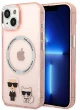 Karl Lagerfeld Karl&Choupette Aluminium MagSafe - Case for iPhone 14 Plus (Pink)