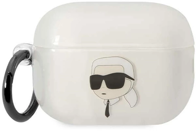 Karl Lagerfeld NFT Ikonik Karl Head - Case for Apple AirPods Pro 2 (Transparent)
