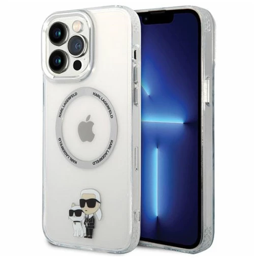 Karl Lagerfeld IML NFT Karl & Choupette MagSafe - Case for iPhone 13 Pro Max (Transparent)