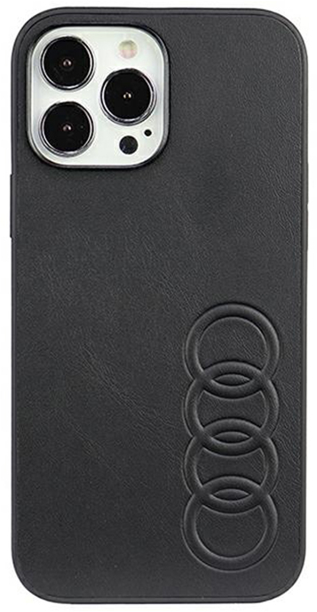 Audi Synthetic Leather - Case for iPhone 13 Pro Max (Black)