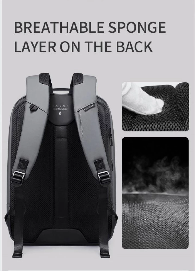 BANGE BACKPACK - 7238-BLACK