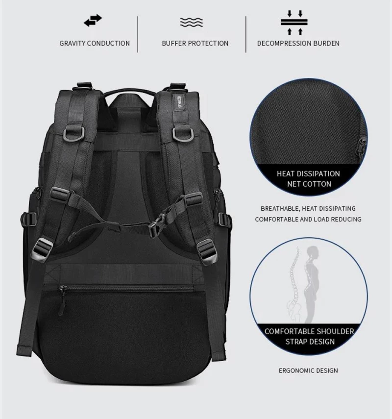 OZUKO BACKPACK - 9590S-BLACK