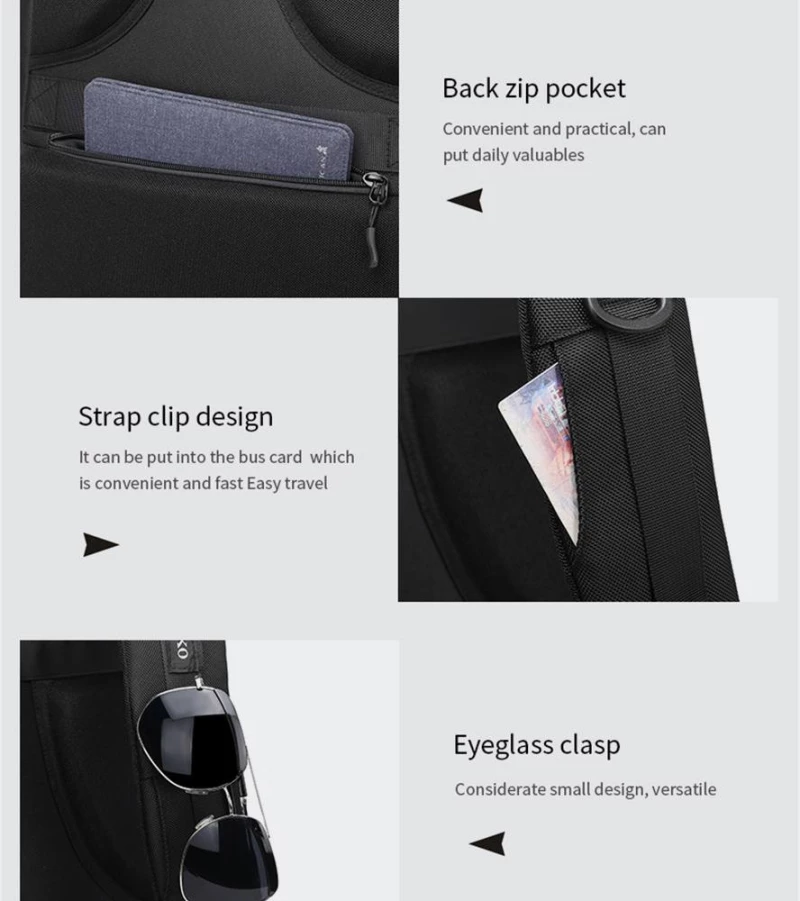 OZUKO BACKPACK - 9590S-BLACK