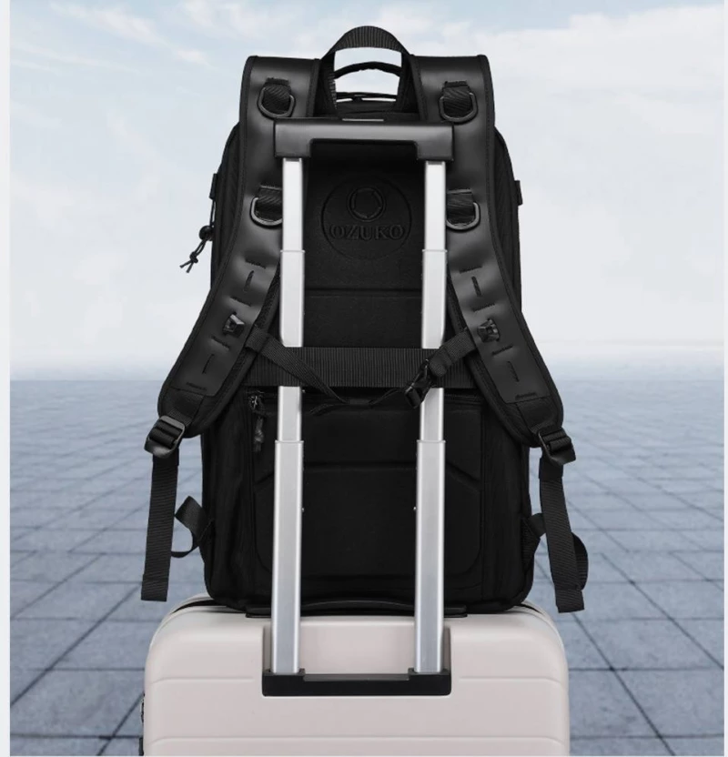 OZUKO BACKPACK - 9639-BLACK