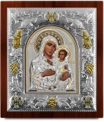 Ασημένια εικόνα ΙΕΡΟΣΟΛΥΜΙΤΙΣΣΑ  19.5x17.5cm