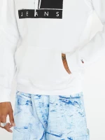 TOMMY HILFIGER JEANS ΑΝΔΡΙΚΟ ΦΟΥΤΕΡ ΛΕΥΚΟ DM0DM17911-YBR