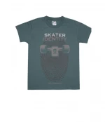 Παιδικές βαμβακερές πιζάμες Skater-Πράσινο/Μαρίν
