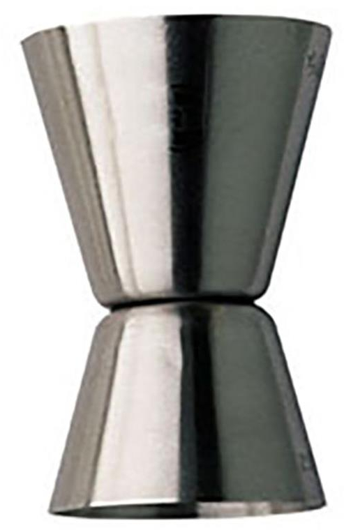Μεζούρα ποτών 2πλή inox