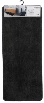 xαλί μπάνιου microfibre  50X120 μαύρο