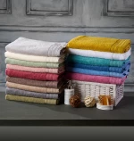 Πετσέτα Μονόχρωμη New Cotton Series - Rose, Χεριών 30x50