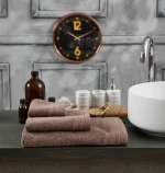 Πετσέτα Μονόχρωμη New Cotton Series - Coffee, Χεριών 30x50