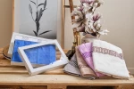 Πετσέτες Set Ζακάρ- Μπορντούρα Greek - Purple, 40x60cm, 58x105cm