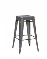 Barstool Dolix/S - Μέταλλο - 43x43x77 cm