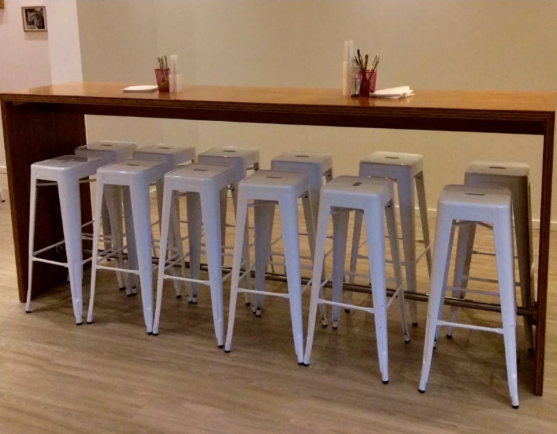 Barstool Dolix/S - Μέταλλο - 43x43x77 cm