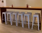 Barstool Dolix/S - Μέταλλο - 43x43x77 cm