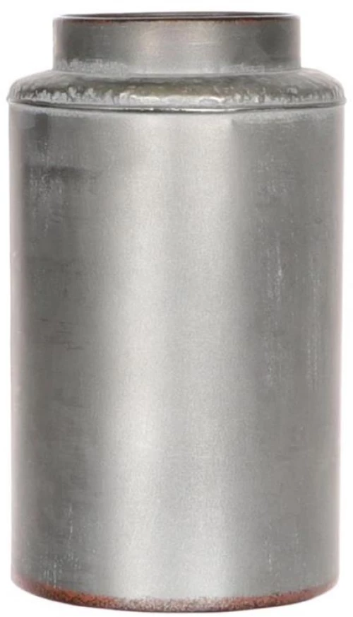 Βάζο μεταλλικό Bullet ασημί 19,5x33,5