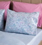 Μαξιλαροθήκες "Luna" Lily - Blue, 50x70