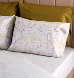 Μαξιλαροθήκες "Luna" Lily - Blue, 50x70