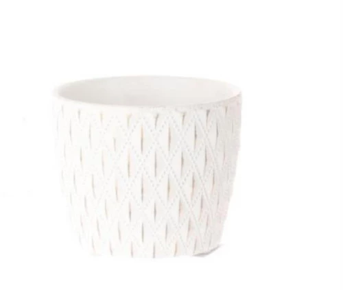 Κασπώ κεραμικό λευκό 14x11