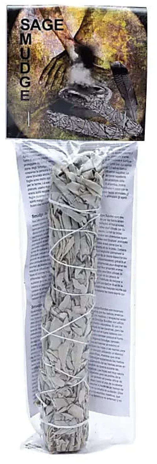 Shasta Sage Smudge Stick XL 23cm - Ραβδί Θυμιάματος Λευκό Φασκόμηλο