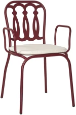 Πολυθρόνα Talia-3/P - Μέταλλο - 53x54x88 cm