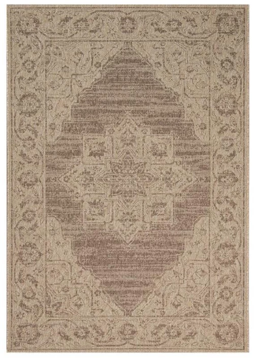 ΧΑΛΙ ETHNIK  204005C BROWN/CARAMEL BEIGE - 070X140  NewPlan