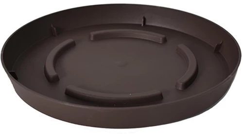 Πιάτο Φ28Χ3. 4εκ.  KAΦE/BROWN - 10.01.00D28BR