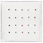 Σκουλαρίκι Μύτης Με Stras 2mm Fantazy 1985-35 Πράσινο