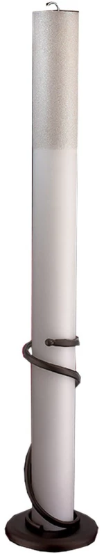 Λαμπάδα Γάμου Κούφιο Κερί 12x140cm NK009 (2ΤΜΧ.) Λευκό Με Βάση