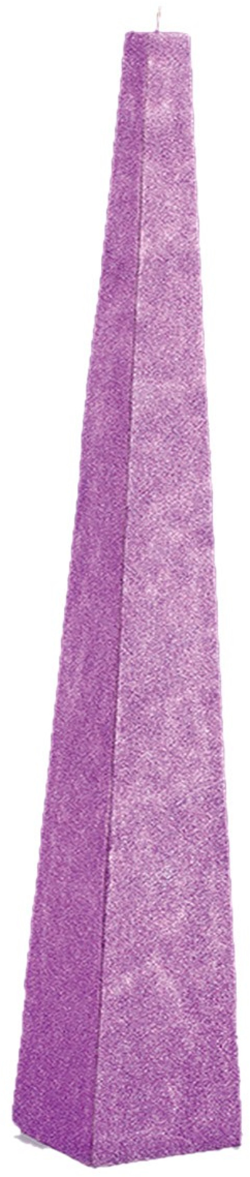 Λαμπάδα Γάμου Μασίφ Κερί Πυραμίδα Με Glitter NK091 (2ΤΜΧ.) Ασημί