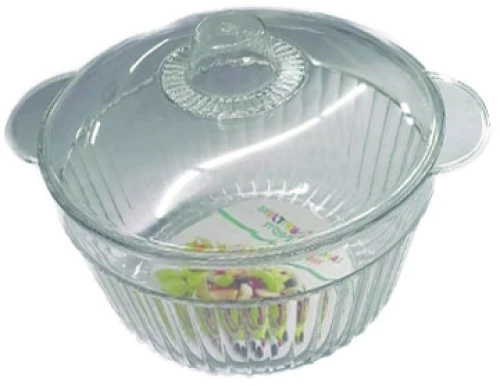 Μπολ πλαστικό με καπάκι 16 x 9,5cm. [00404257]