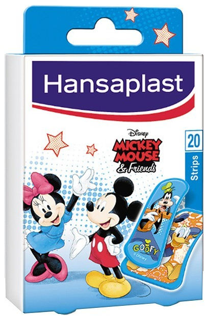Hansaplast Disney Mickey + Friends Επιθέματα, 20strips