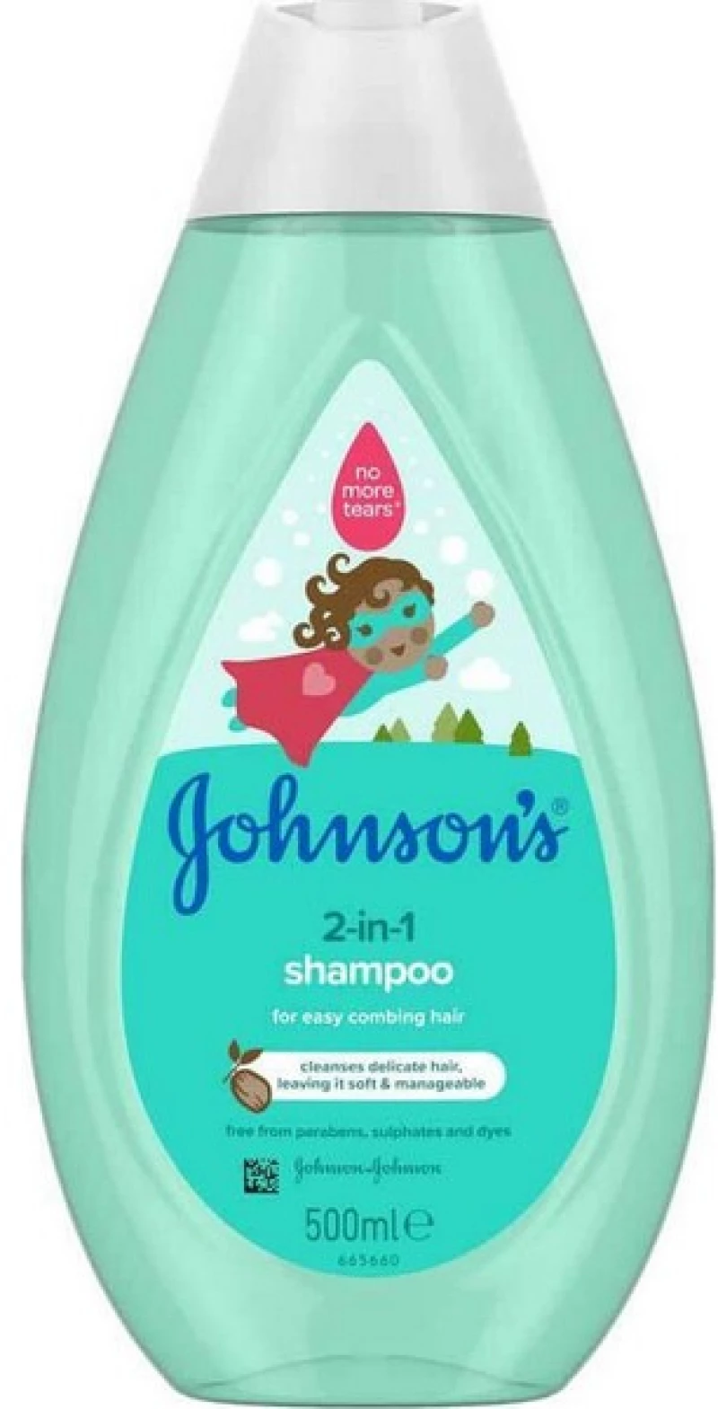 Johnson + Johnson Johnson s Baby Shampoo 2 In 1 για Εύκολο Χτένισμα 500ml