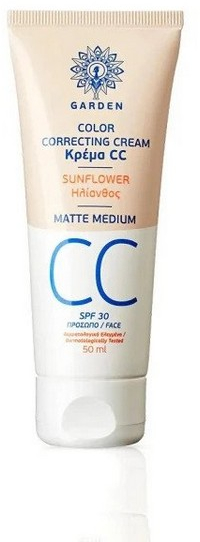 Garden CC Matte medium Cream SPF30 50ml