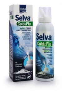InterMed Selva Cold + Flu Φυσικό Ρινικό Αποσυμφορητικό για Ενήλικες + Παιδιά 2 Ετών και άνω, 150ml