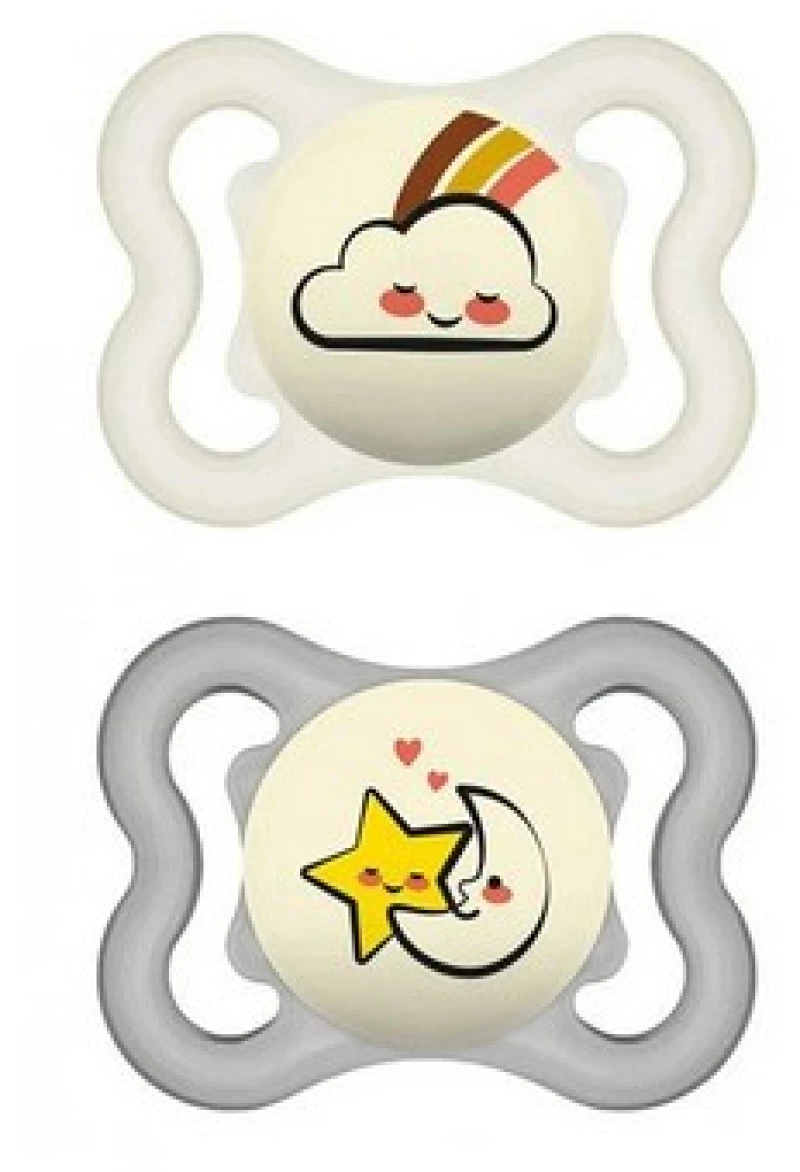Mam Supreme Night 148S Silicone Pacifier 2-6 Months 2 pieces